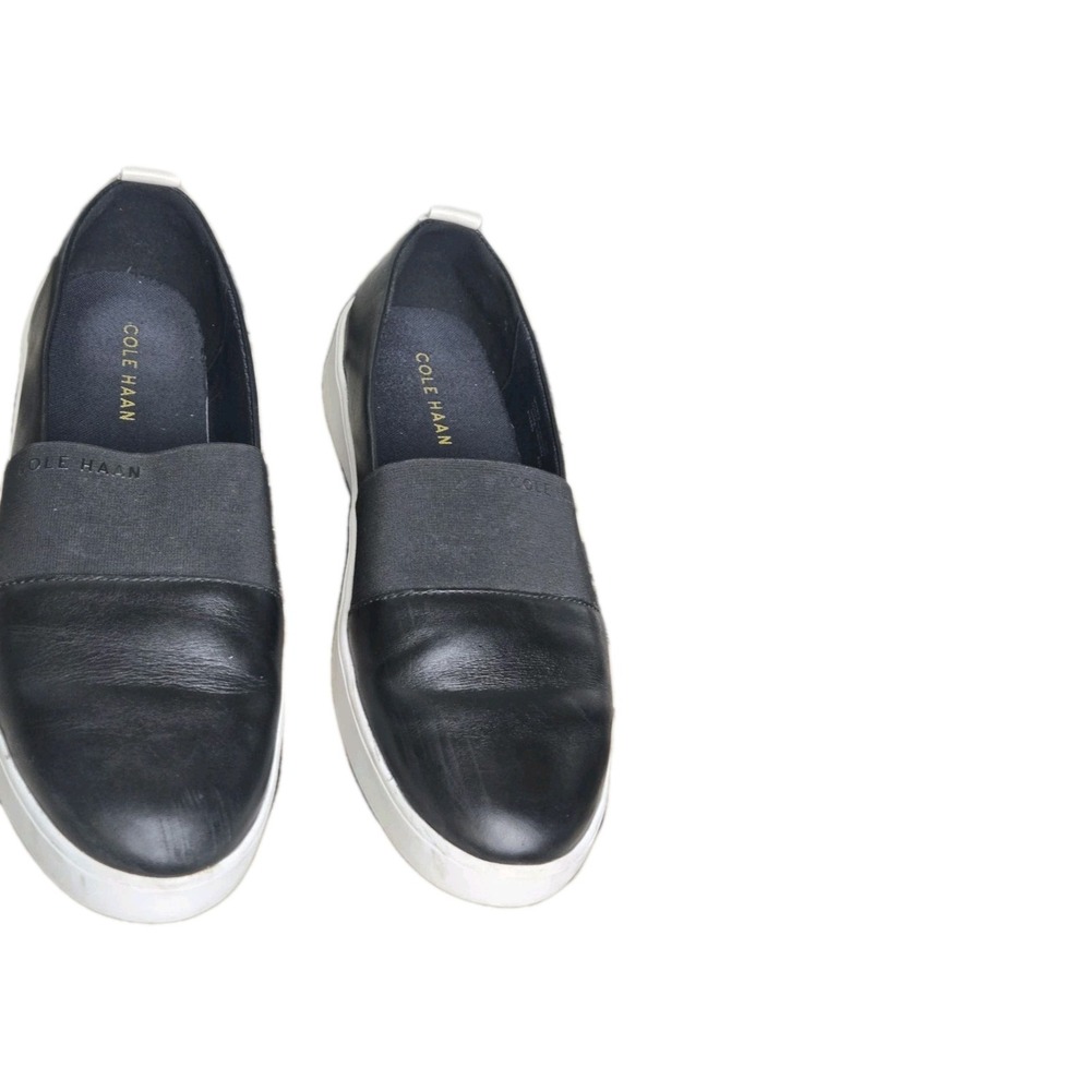 Cole Haan Grand Crosscourt‎ Street Women's Size 8.5 B Slip-On Sneaker Black
